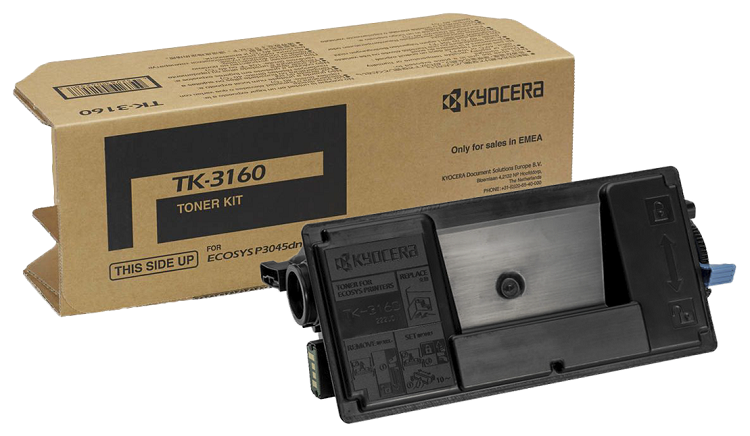 Картридж Kyocera P3045dn/P3050dn/P3055dn (O) TK-3160, 12,5 K, с чипом / 1T02T90NL1