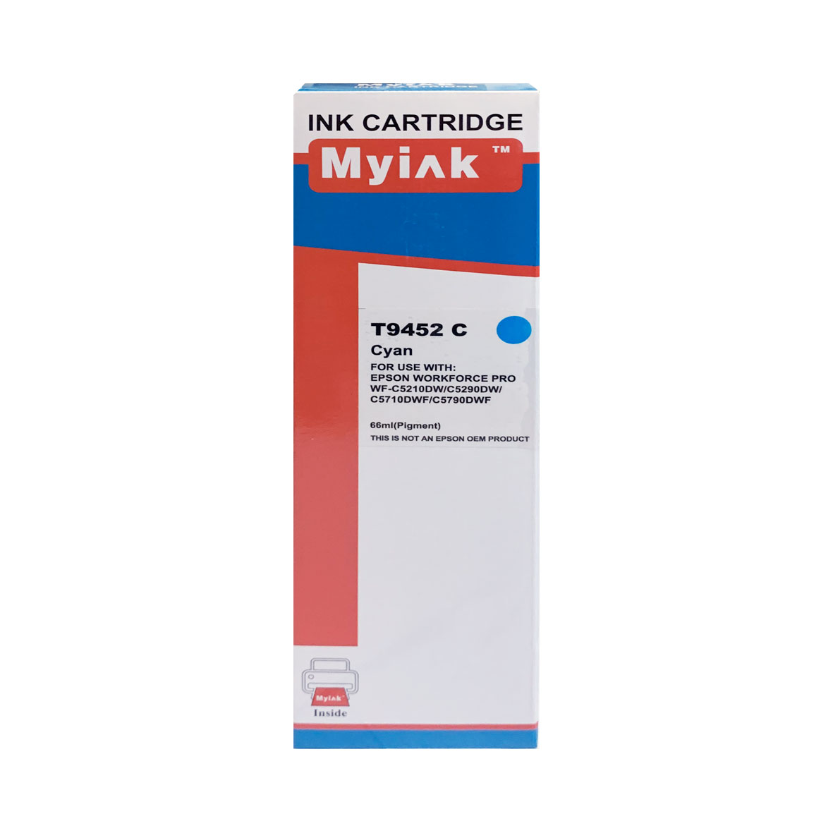 Контейнер с чернилами для EPSON (T9452) Cyan (66ml, Pigment) MyInk