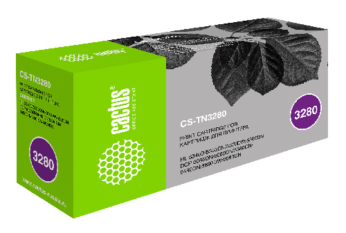 Картридж лазерный Cactus CS-TN3280 TN-3280 черный (8000стр.)