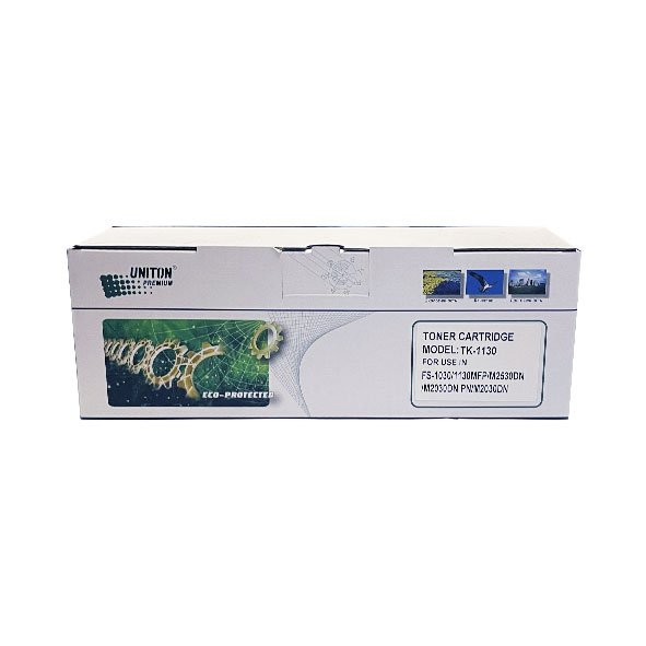 Тонер-картридж для (TK-1130) KYOCERA (3K,UED-01 TOMOEGAWA) UNITON Premium GREEN LINE (Eco Protected)