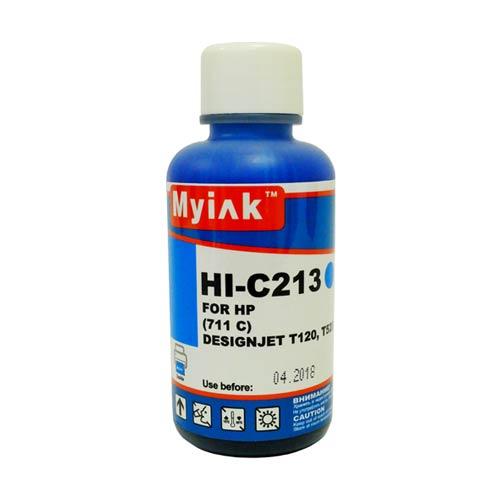 Чернила MyInk HP T120/T520 (711), HI-C213, 100 мл, C (голубой)
