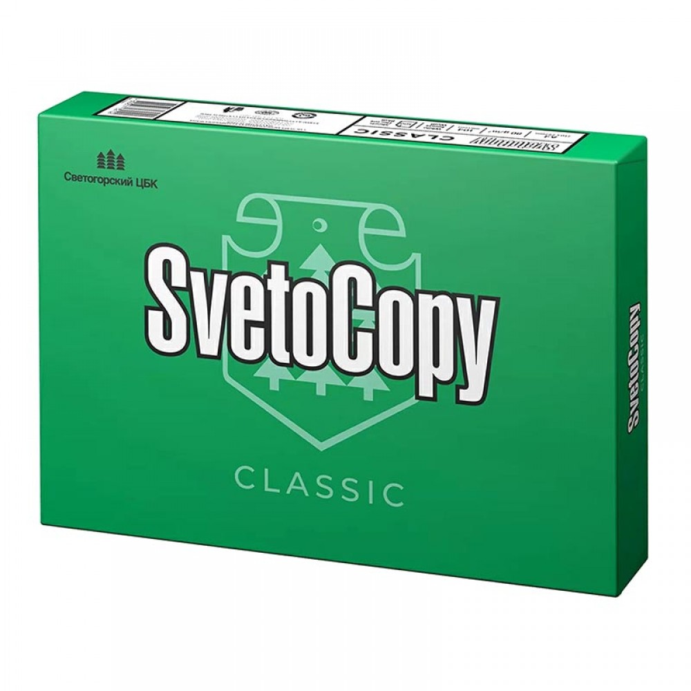 Бумага A4 SvetoCopy 80г/м2 500л класс C