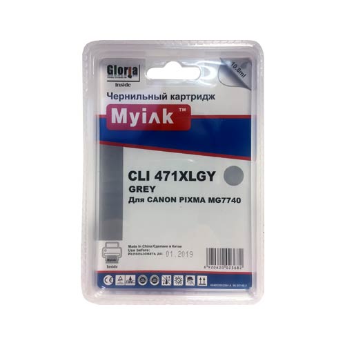 Картридж CANON PIXMA MG7740 Grey MyInk CLI-471 XLGY 