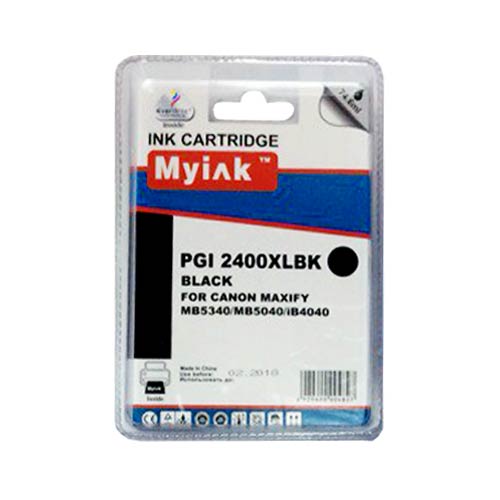 Картридж CANON MAXIFY MB5340/MB5040/iB4040 Black (74,6ml, Pigment) MyInk PGI-2400XLBK 
