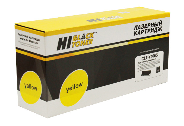 Картридж Samsung CLP-360/365/368/CLX-3300/3305/3307 (Hi-Black) CLT-Y406S, Y, 1K