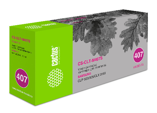 Картридж лазерный Cactus CS-CLT-M407S CLT-M407S пурпурный (1000стр.)