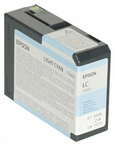 Картридж Epson Stylus Pro 3800/3880 (O) C13T580500, светло-голубой, 80 мл