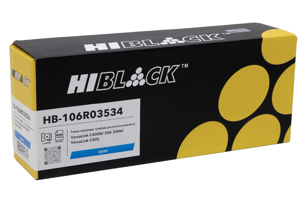 Картридж Xerox VersaLink C400/C405 (Hi-Black) 106R03534, C, 8K
