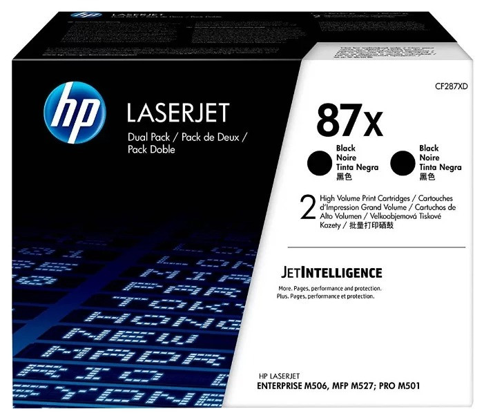 Картридж HP LJ M506dn/M506x/M527dn/M527f/M527c (O) CF287XD (2x18K)