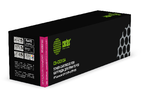 Картридж лазерный Cactus CS-CE313A CE313A пурпурный (1000стр.) для HP LaserJet CP1012Pro/CP1025