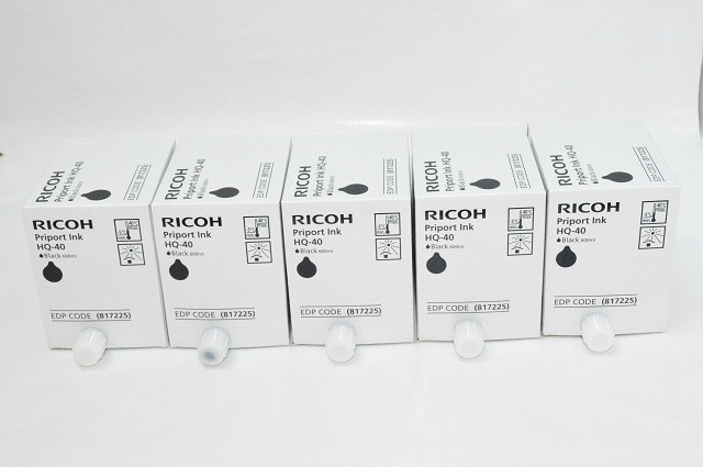 Краска Ricoh Priport JP4500/ DX4542/4545/DD 4450 черная (O) HQ40/817225, 5шт по 600 мл