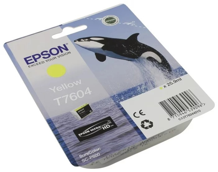 Картридж Epson SureColor SC-P600 (O) C13T76044010, Y