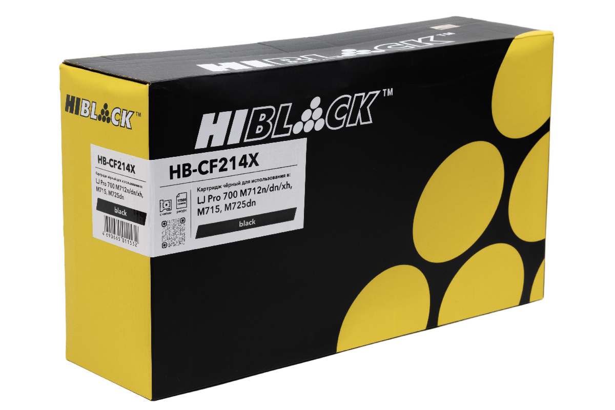 Картридж HP LJ Pro 700 M712n/dn/xh/M715/M725dn (Hi-Black) CF214X, 17,5K