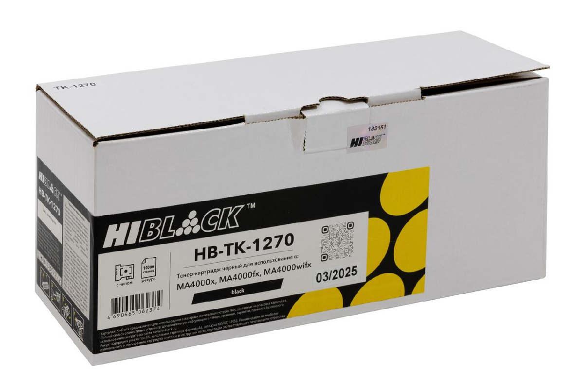 Картридж Kyocera ECOSYS MA4000x/MA4000fx/MA4000wifx (Hi-Black) (HB-TK-1270) 10K