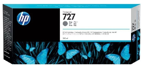 Картридж HP DesignJet T920/T1500, 300ml (O) Grey F9J80A/№727