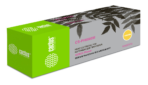Картридж лазерный Cactus CS-PH6500M 106R01602 пурпурный (2500стр.)