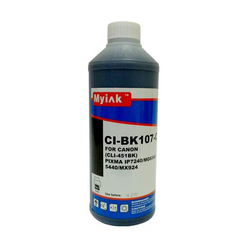 Чернила для CANON CLI-451BK (1л,black Dye) CI-BK107-C Gloria MyInk