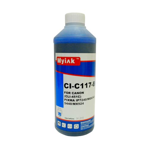 Чернила для CANON CLI-451C (1л,cyan Dye) CI-C117-B Gloria MyInk