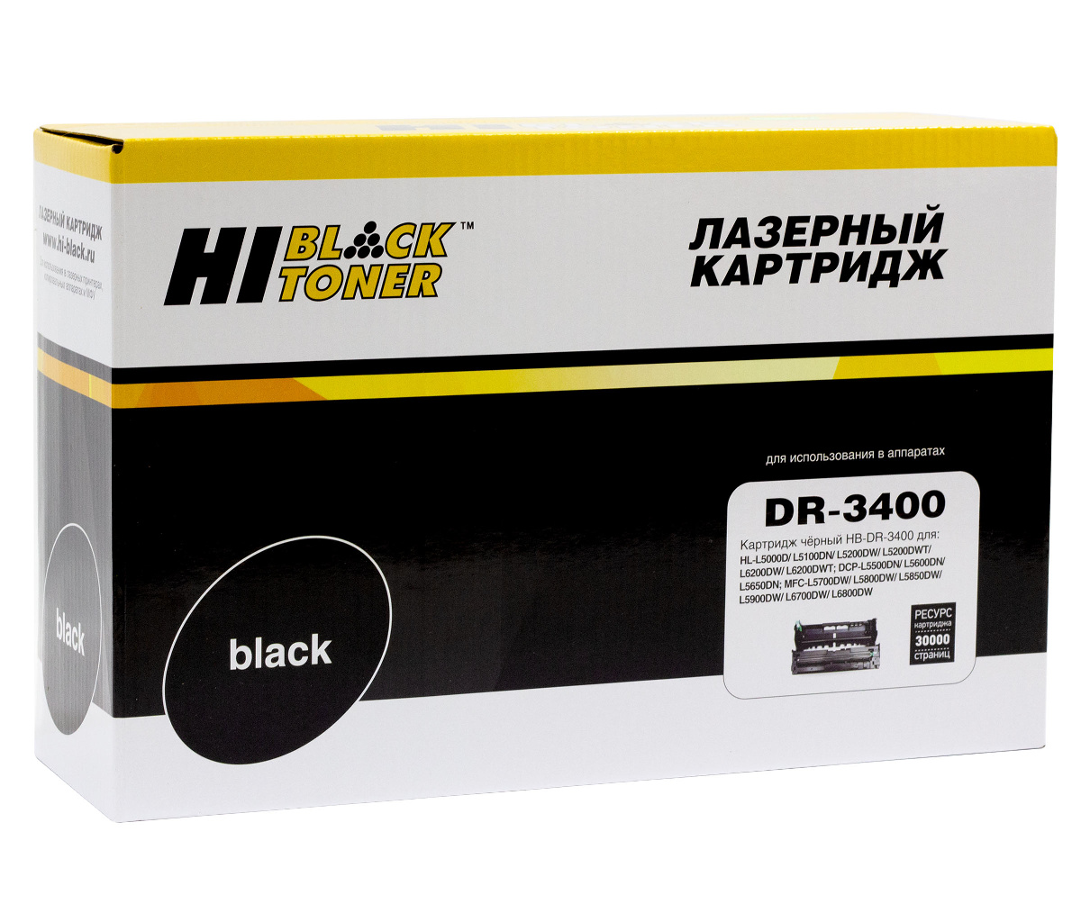 Драм-юнит Brother HL-L5000/5100/5200/6250/6300/6400 (Hi-Black) DR-3400, 30K