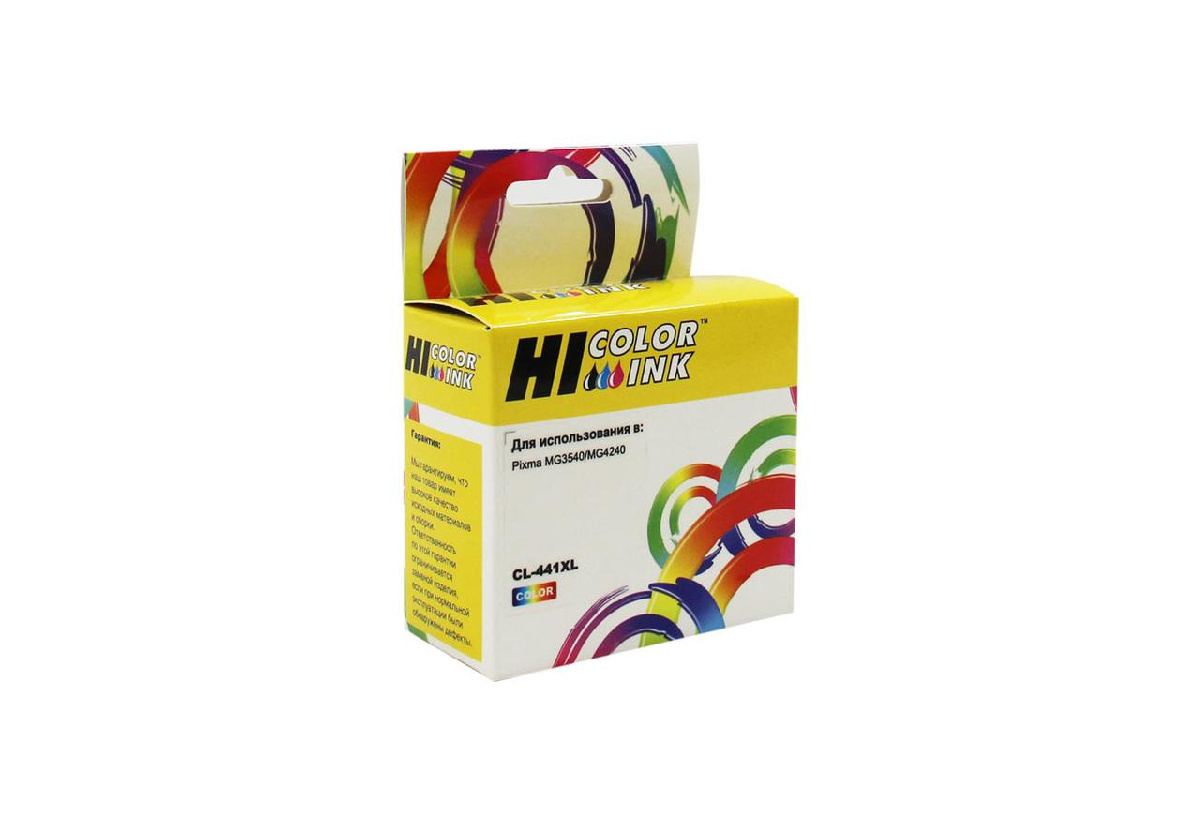 Картридж Canon PIXMA MG2140/3140 (Hi-Black) CL-441XL, Color, 400стр