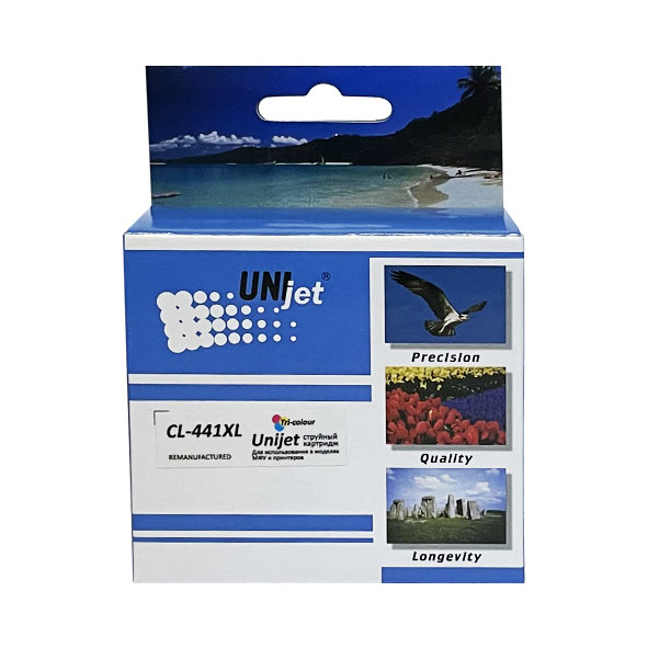 Картридж CANON PIXMA MG2140/3140/4140 (R) Color (18ml) Unijet CL-441XL