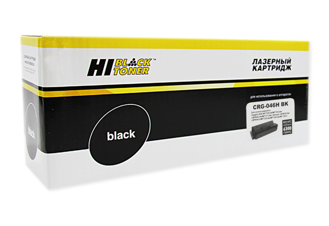 Картридж Canon LBP-653/654/MF732/734/735 (Hi-Black) 046H BK, 6.3K