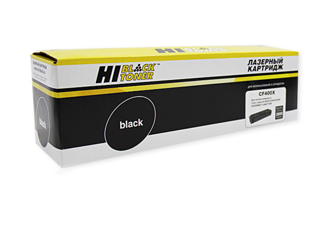 Картридж HP CLJ M252/252N/252DN/252DW/M277n/277DW (Hi-Black) № 201X, CF400X, BK, 2,8K
