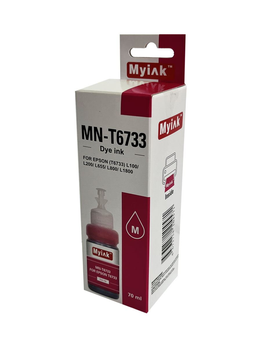 Чернила для EPSON (T6733) (70мл, контейнер, magenta Dye) MN-T6733 MyInk