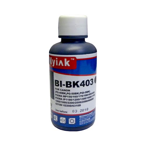 Чернила для CANON PG-40Bk/PG-50Bk/PGI-5Bk (100мл,black,Pigment) BI-BK403 EverBrite MyInk