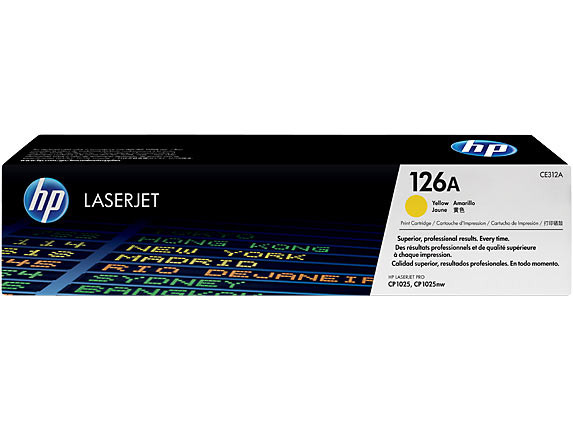 Картридж HP CLJ CP1025/1025nw (O) CE312A/№126A, Y, 1K