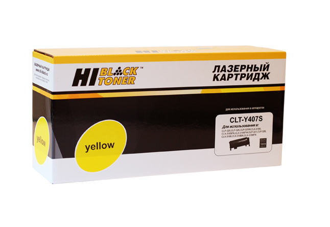 Картридж Samsung CLP-320/320n/325/CLX-3185/3185n (Hi-Black) CLT-Y407S, Y, 1K
