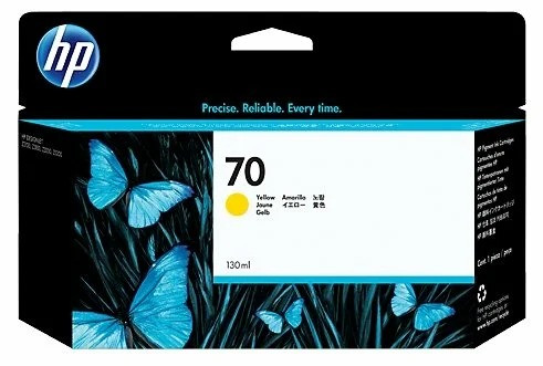 Картридж HP Designjet Z2100/Z3100 (O) №70, C9454A, Y