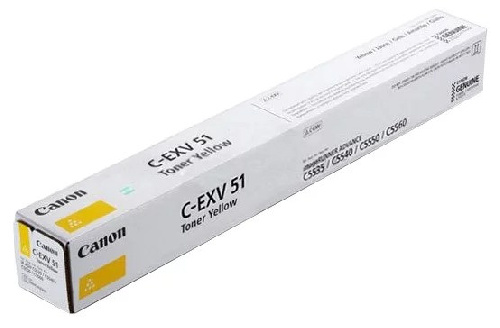 Картридж Canon iR ADV C5535/C5540/C5550/C5560 (O) C-EXV51Y, 60K
