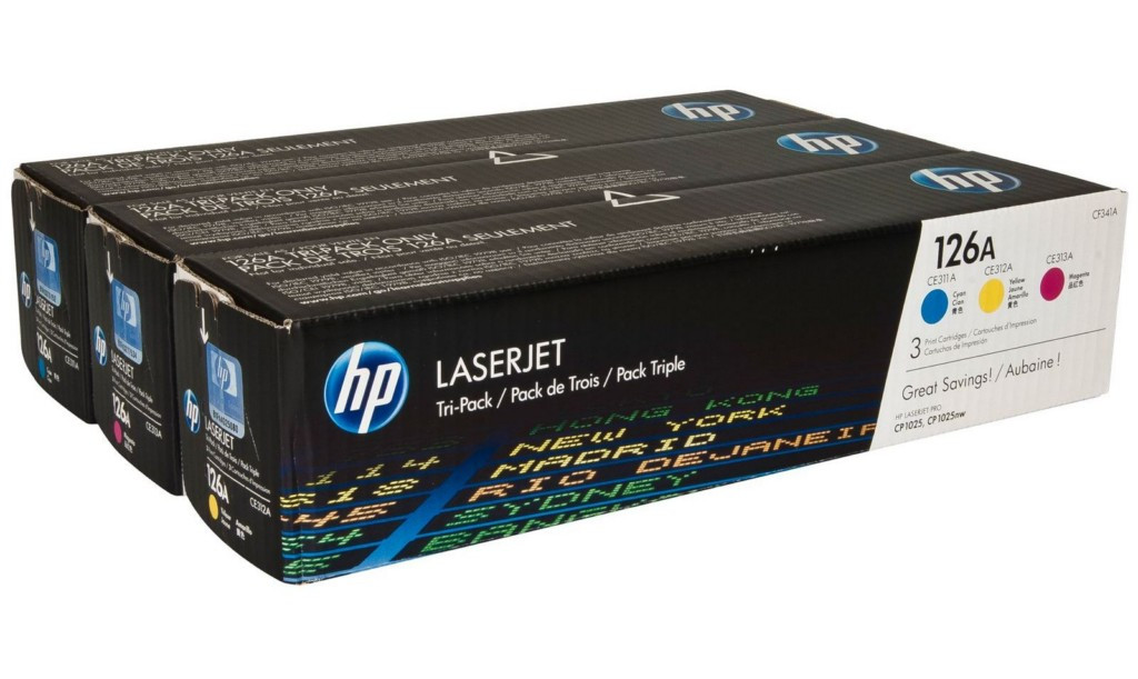 Картридж HP CLJ CP1025 №126A (O) CF341A C/M/Y