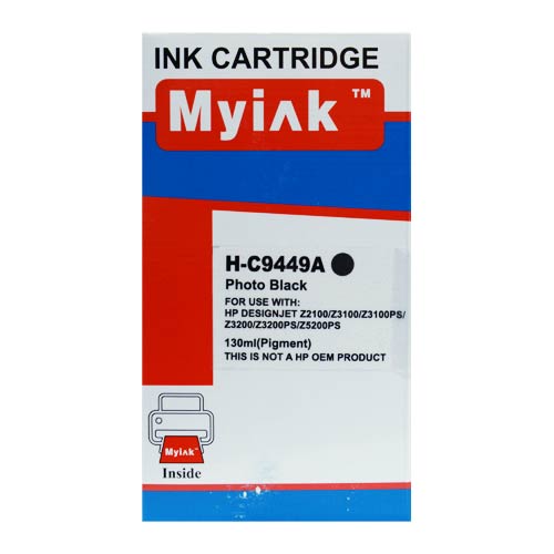Картридж HP DesignJet Z2100/Z3100/Z3200 C9449A Photo Black (130ml, Dye) MyInk ( 70)