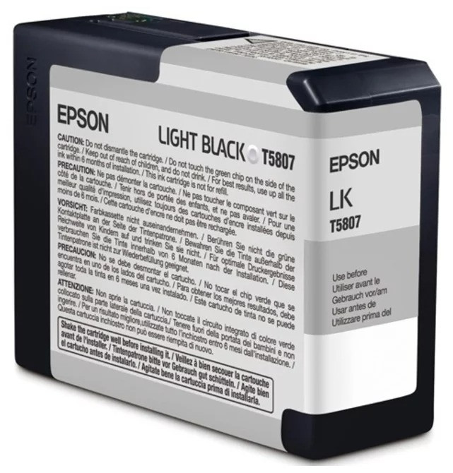 Картридж Epson Stylus Pro 3800/3880 (O) C13T580700, серый, 80 мл