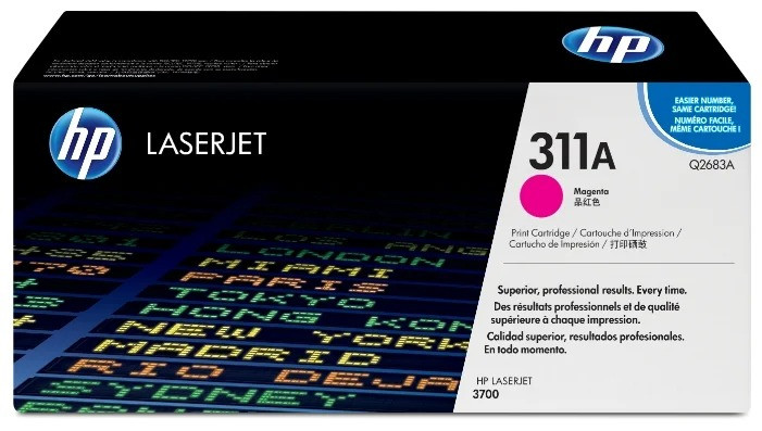 Картридж HP Color LaserJet 3700 (O) 311A/Q2683A, M, 6K