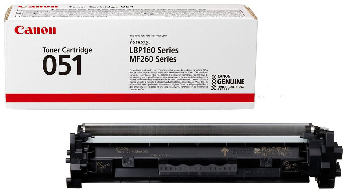 Картридж Canon LBP162/MF264/MF267/MF269 (O) 051, 1.7K 2168C002