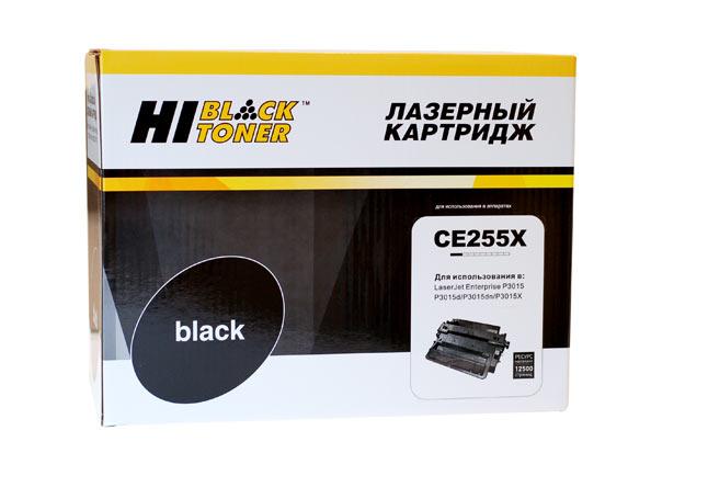 Картридж HP LJ P3015 (Hi-Black) CE255X/724H, 12,5K **