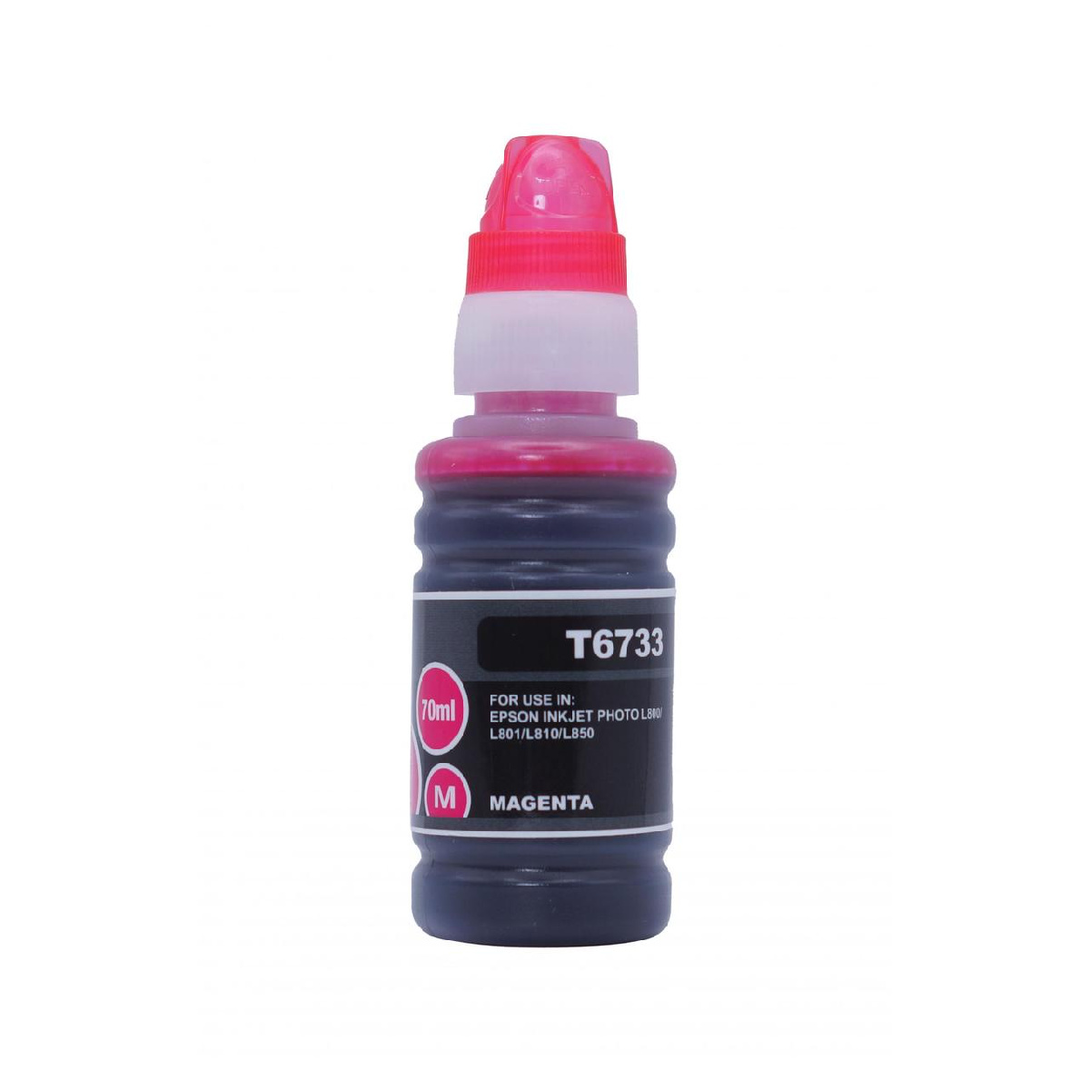 Чернила Epson L800/805/810/850/L1800 (Ninestar) аналог C13T67334A, magenta, 70ml
