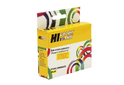 Картридж HP OJ 6100/6600/6700, №933XL (Hi-Black) CN056AE, Y