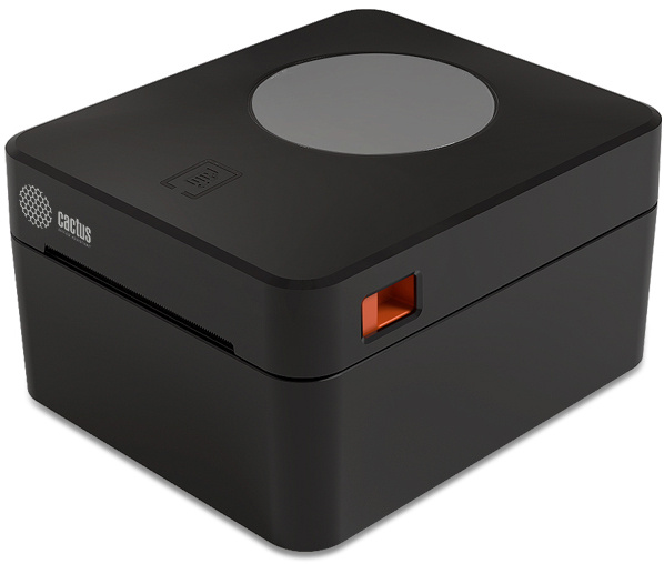 Термопринтер Cactus CS-TP-D410U 203dpi 160мм/с/USB для печ.этик. черный