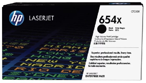 Картридж HP CLJ Flow M680z/M651dn/M651n/M651xh/M680dn/M680f (O) 654X/CF330X, 20,5К, чёрный