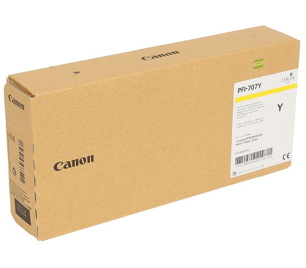 Картридж Canon imagePROGRAF iPF830/840/850 (O) PFI-707Y/9824B001, Yellow