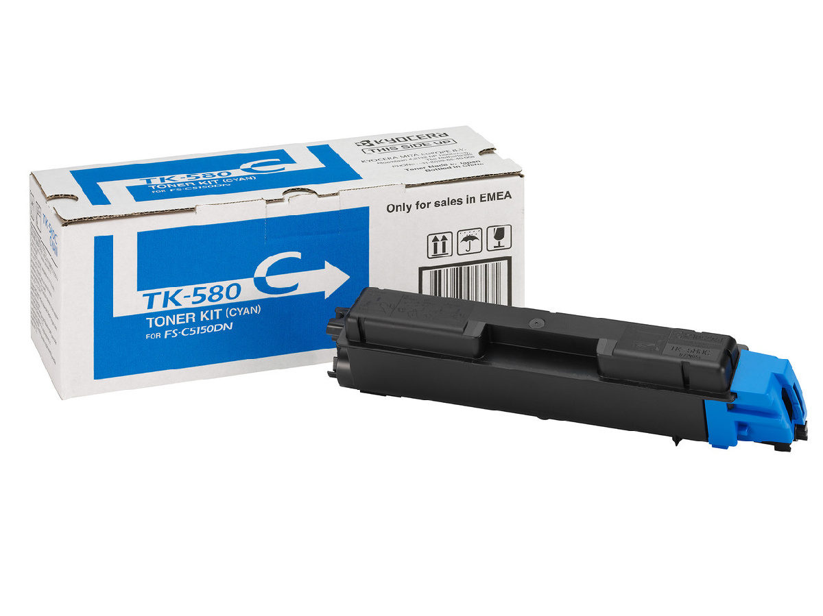 Картридж Kyocera FS-C5150DN/ECOSYS P6021cdn (O) TK-580, C, 2,8K