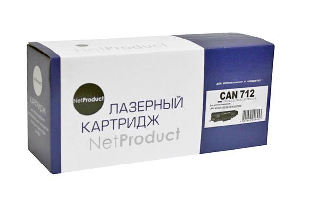 Картридж Canon LBP 3010/3100 (NetProduct) №712/CB435A, 1,5К