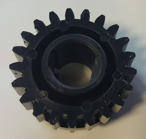 Шестерня резинового вала HP RS6-0356 (O) OEM 21T