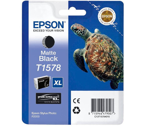 Картридж Epson Stylus Photo R3000 (O) C13T15784010, Matte black