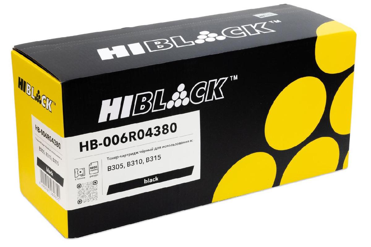 Тонер-картридж Xerox B305/B310/B315, 8K Hi-Black (HB-006R04380)