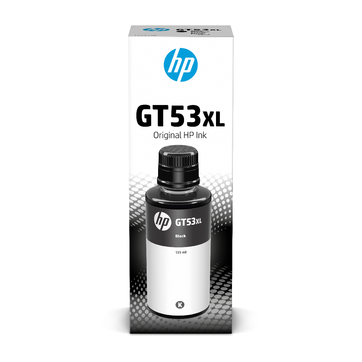 Чернила HP Ink Tank 115/410/415/Smart Tank 500/515/530/615 (O) GT53XL/ 1VV21AE, Bk, 6K (135 мл)